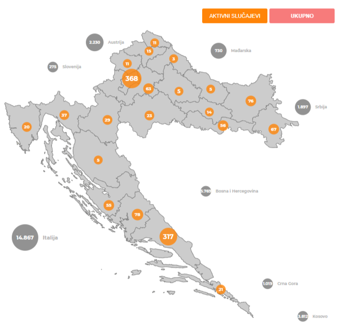 koronavirus.hr (18.8.2020. u 14h)
