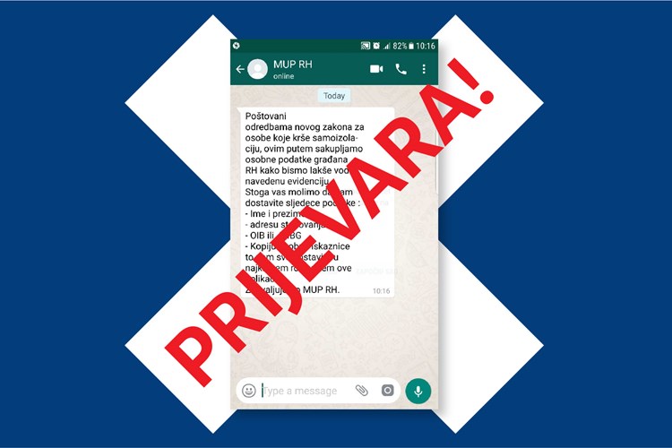 Foto: MUP / prijevara