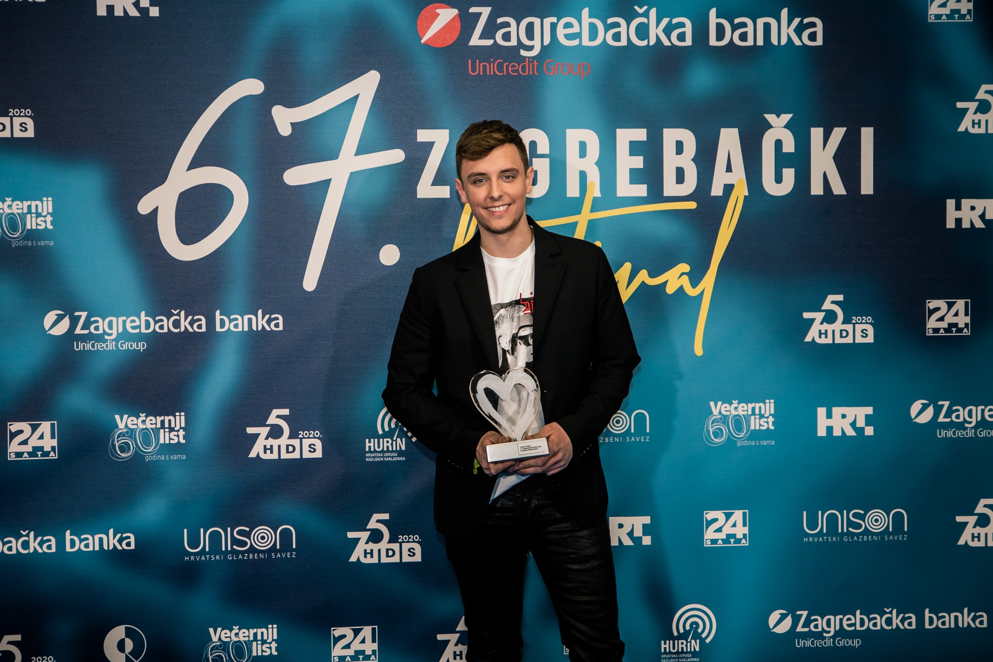 Marko Kutlić, pobjednik 67. Zagrebačkog festivala