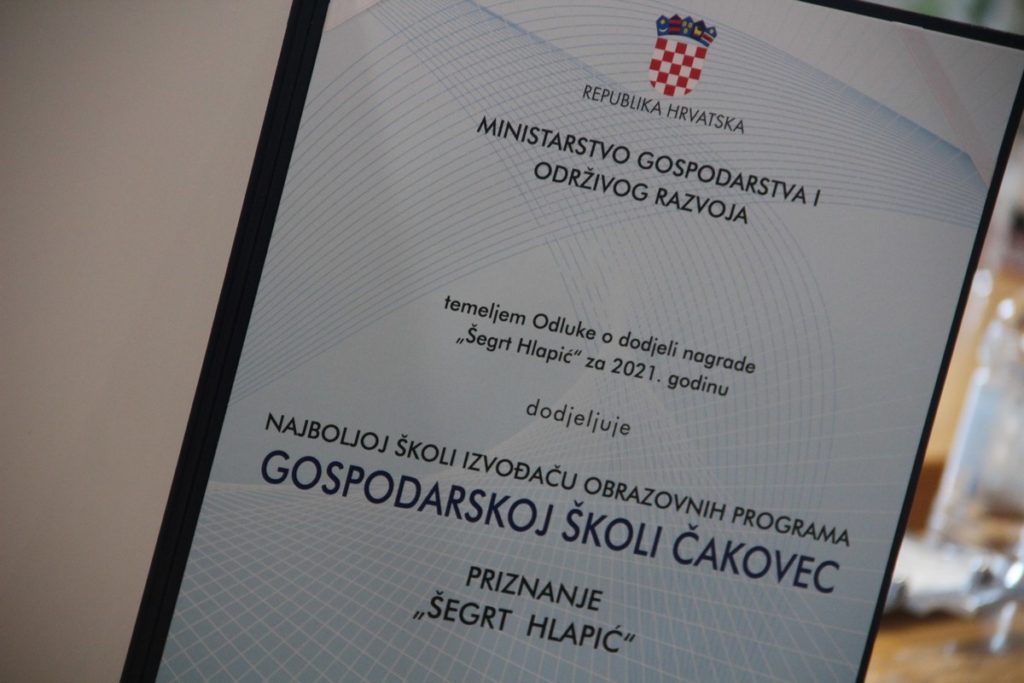 Gospodarska skola Cakovec najbolja je strukovna skola u Hrvatskoj 2