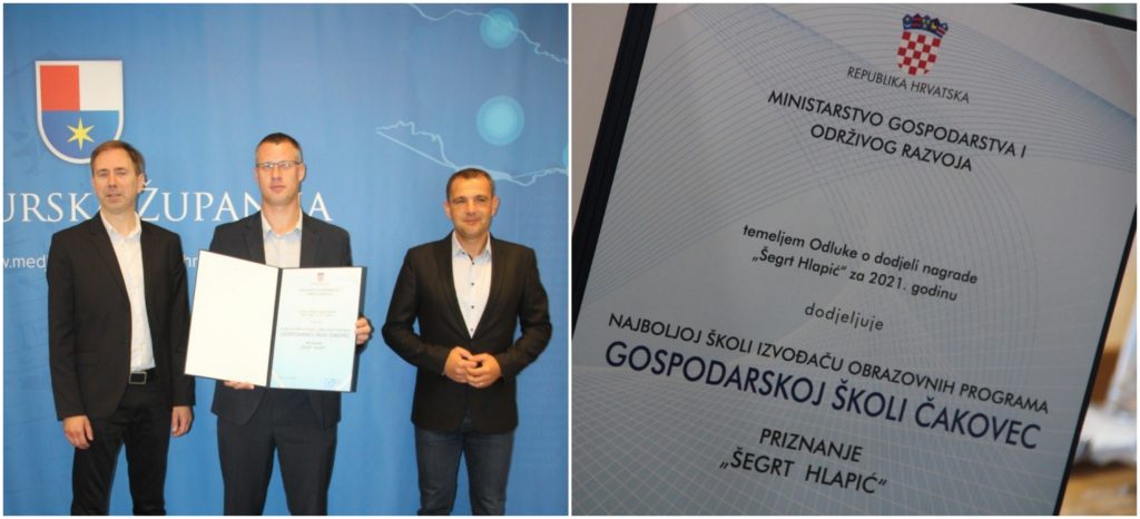 Nagrada Šegrt Hlapić, Gospodarska škola Čakovec / 2.7.2021