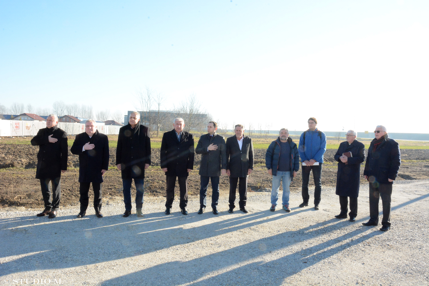 POS zgrada Prelog, polaganje kamena temeljca, 15.1.2022.