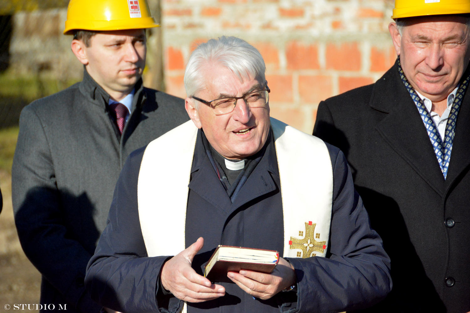 POS zgrada Prelog, polaganje kamena temeljca, 15.1.2022.