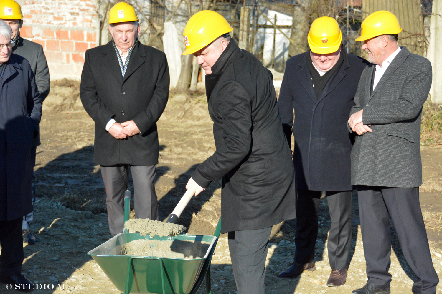 POS zgrada Prelog, polaganje kamena temeljca, 15.1.2022.