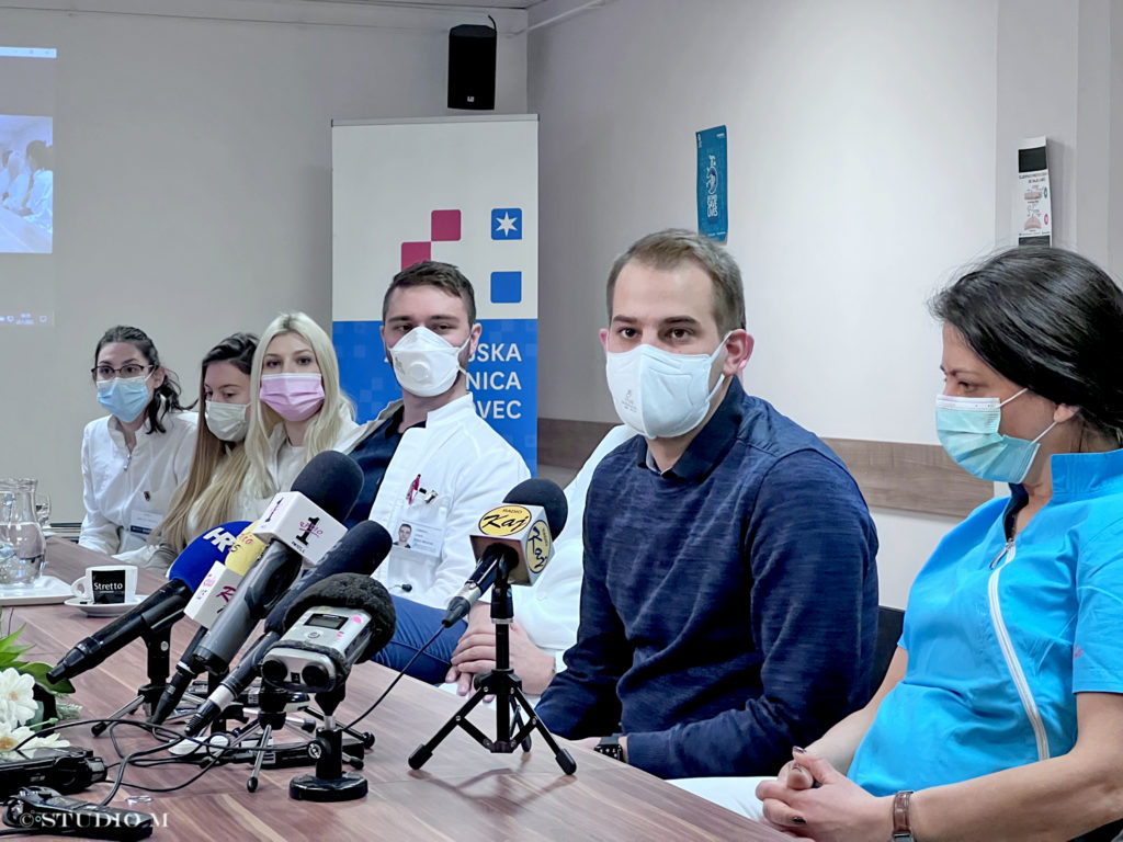 ŽB Čakovec, prva grupa studenata Medicinski fakultet Rijeka, 25.1.2022.