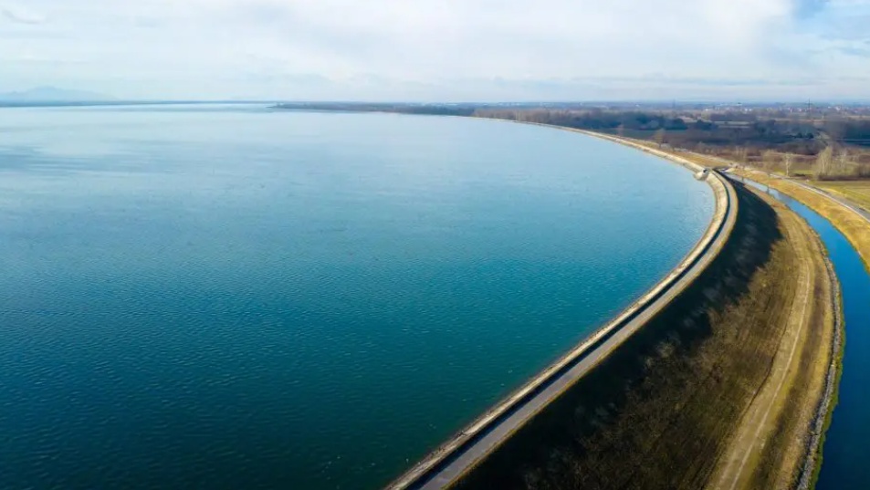 Akumulacijsko jezero HE Dubrava, Međimurje / Foto: Međimurska županija