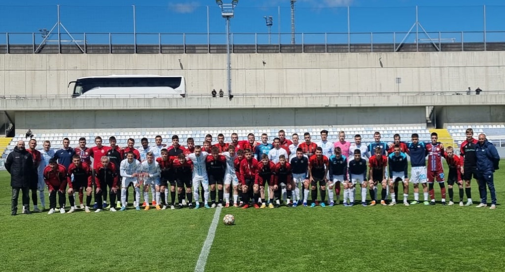 HNK Rijeka - NK Međimurje, prijateljska utakmica, pomoćni teren stadiona Rujevica, 27.4.2022.