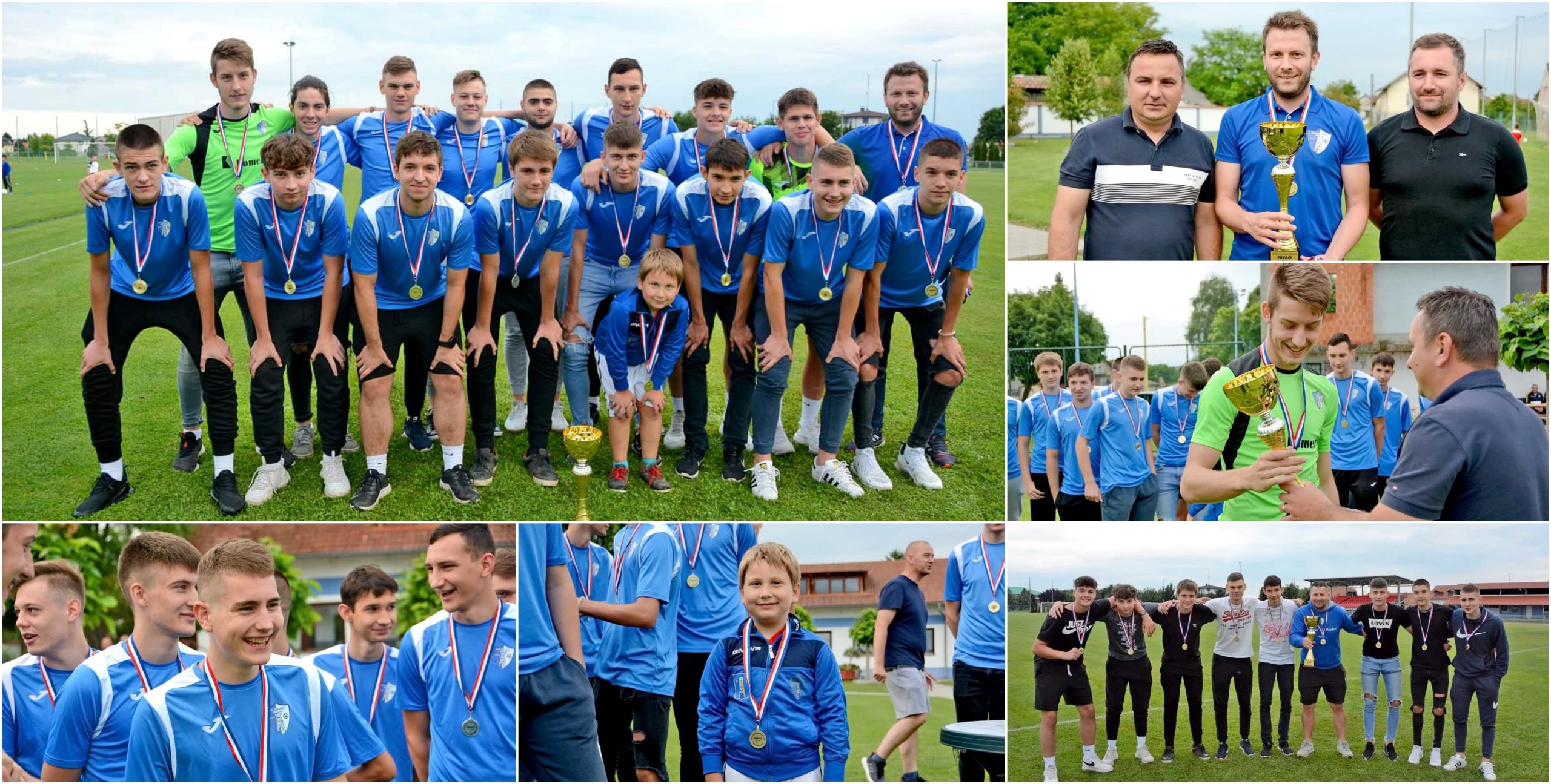 NŠ Prelog U-19 prvaci Međimurja 2021-2022 / cover kolaž