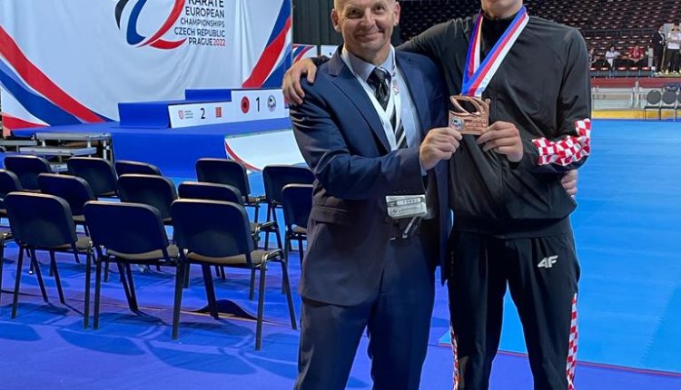 KK Globus, Europsko prvenstvo u karateu 2022 / brončani Sven Strahija