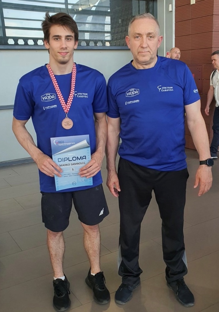 Marko Sambolec i trener Igor Krijaminski, PH Osijek, 4.6.2022.