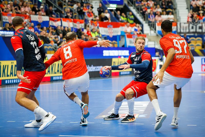 Croatia vs Morocco, IHF 2023 Men's World Championship - POLAND, SWEDEN, Jönköping, 17.01.2023., Mandatory Credit © Jozo Cabraja / kolektiff