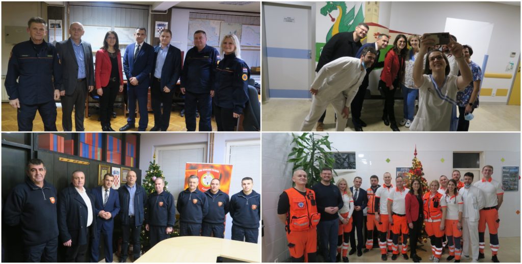 Međimurska županija, obilazak dežurnih službi u novogodišnjoj noći (2022-2023) / Foto: Međimurska županija