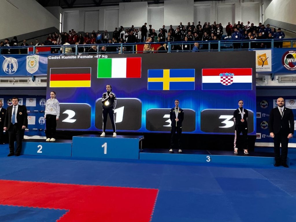 Aida Trstenjak, brončana na EP u karateru, veljača 2022