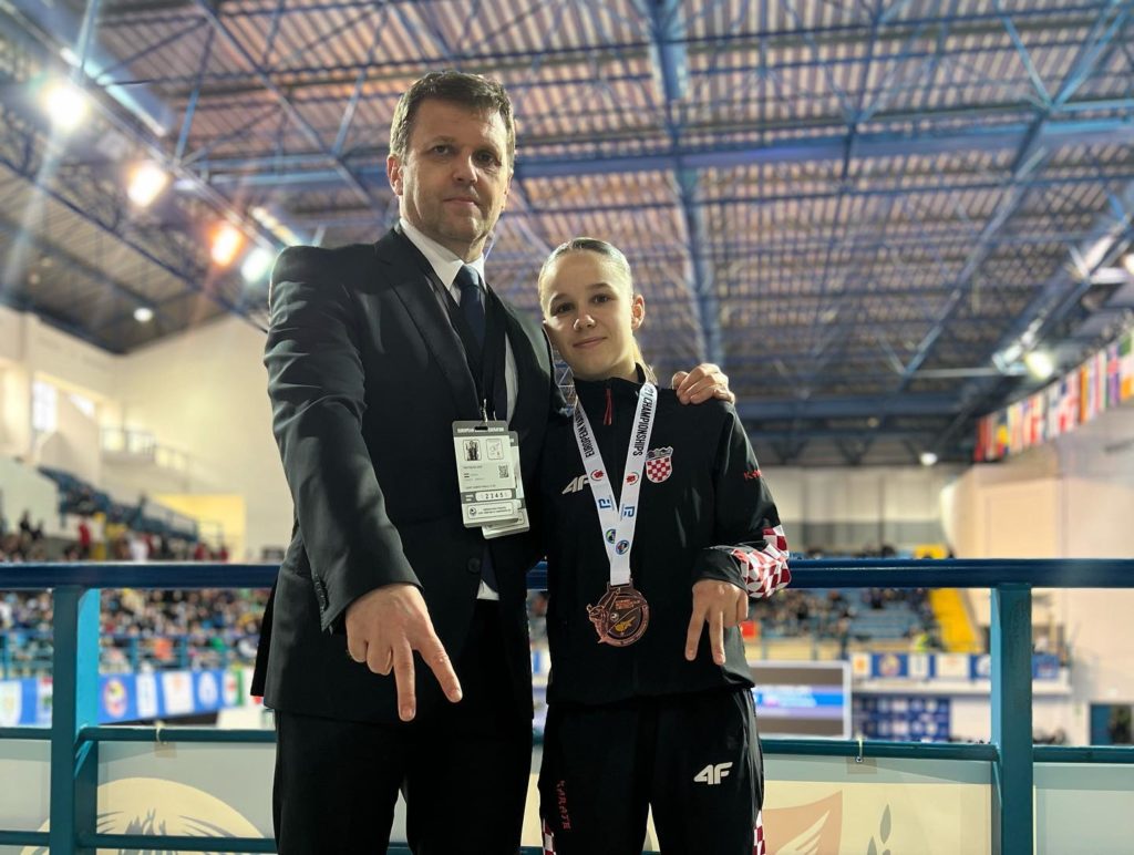 Aida Trstenjak, brončana na EP u karateru, veljača 2022