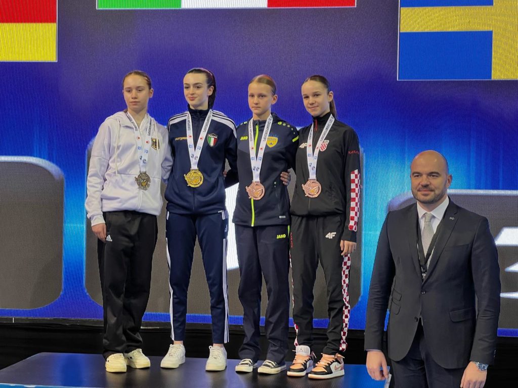 Aida Trstenjak, brončana na EP u karateru, veljača 2022