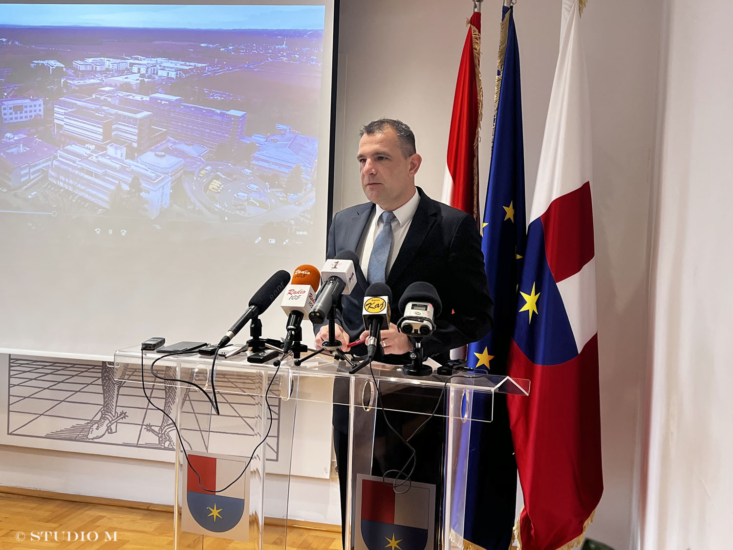 Međimurska županija, press konferencija osvrt na izmjene Zakona o zdravstvenoj zaštiti, Županijska bolnica Čakovec / ožujak, 2023