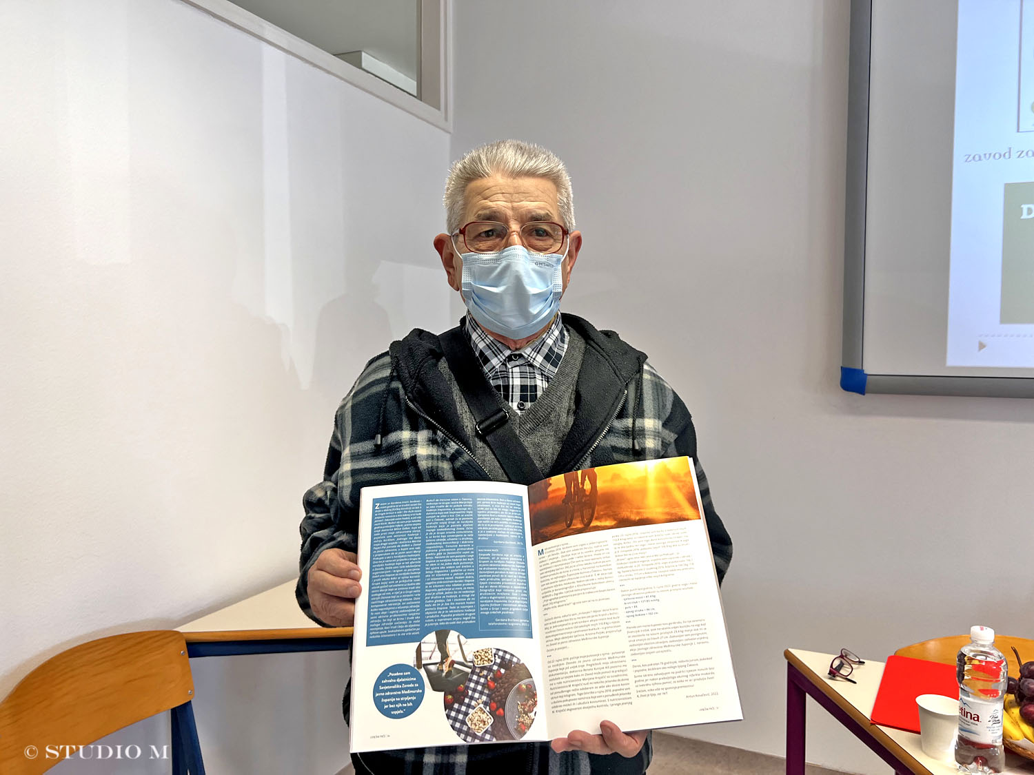 Antun Kovačević, korisnik Savjetovališta za prevenciju i prekomjernu tjelesnu težinu i debljinu Zavoda za javno zdravstvo Međimurske županije / ožujak 2023