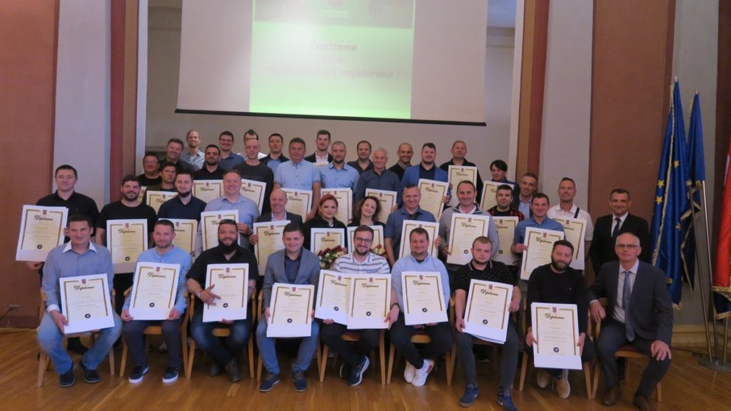 Obrtnička komora Međimurske županije, dodijela diploma novim majstorima / Foto: MŽ