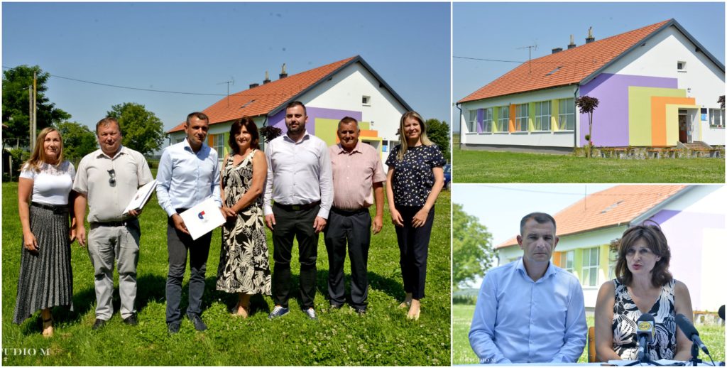 Područna škola G. Hrašćan, rekonstrukcija potkrovlja, konferencija za medije / 10.7.2023.