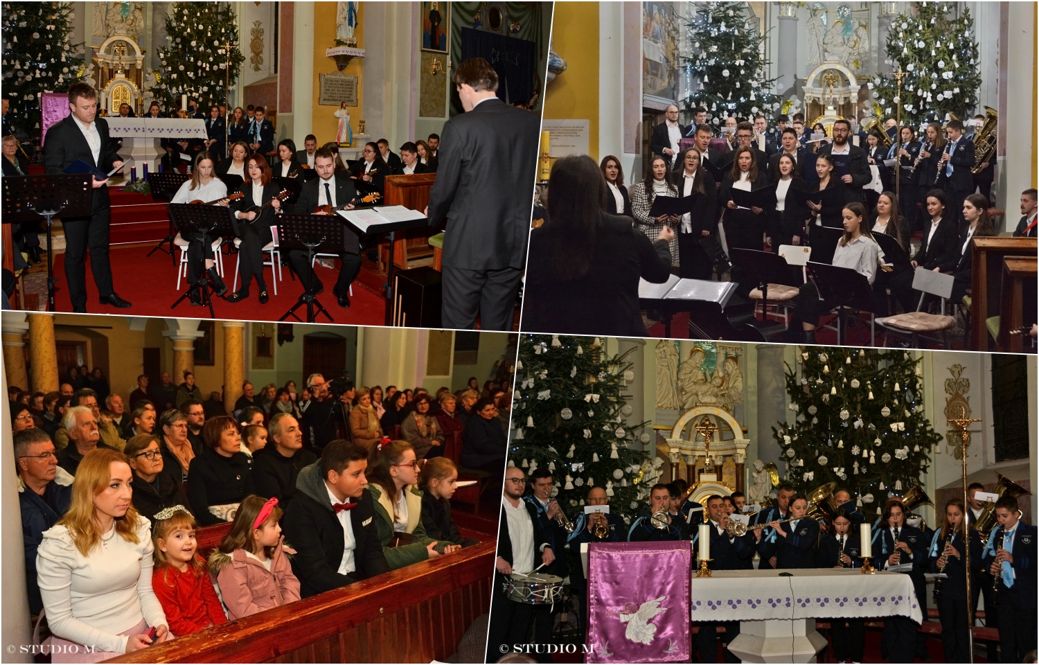 KUU Zvon, adventsko-božićni koncert 'Sretan Božić, dobri ljudi!', župna crkva Mala Subotica, 17.12.2023.