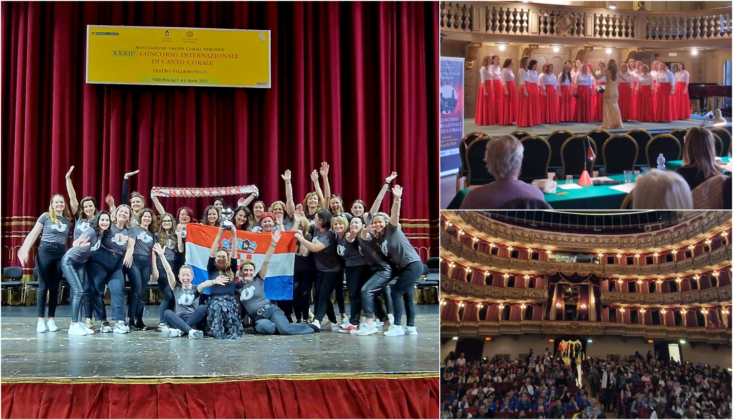 Ansambl Pučpuljike, međunarodno natjecanje Verona Italija, travanj 2024 , zlatna medalja