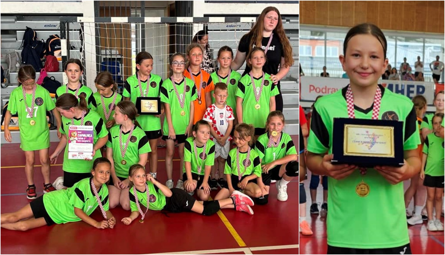 Mini-rukomet U9, pobjednici lige 2023-2024 Foto: ŽRK Prelog