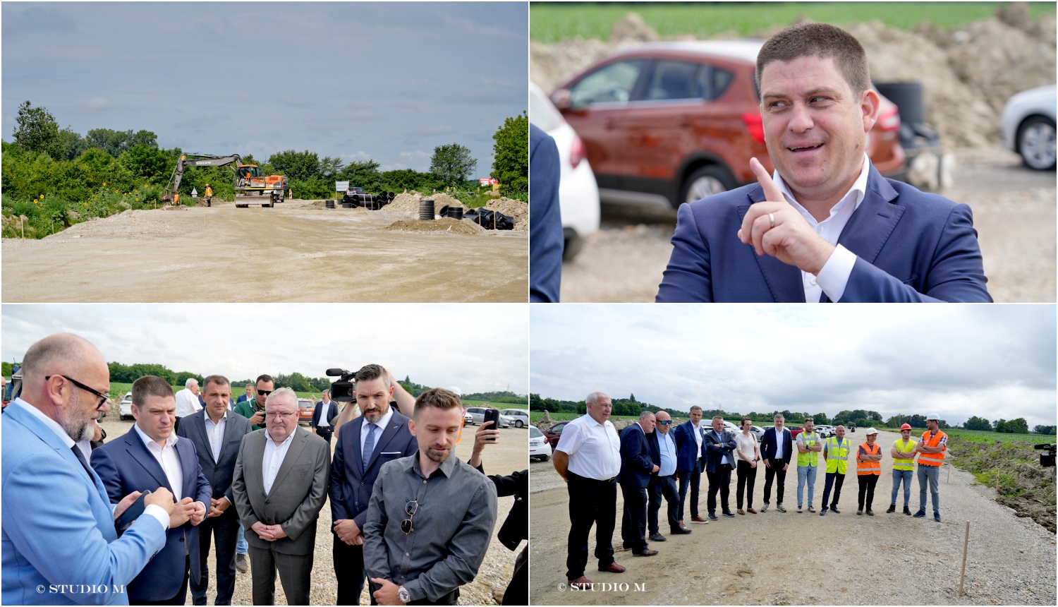 Potpredsjednik Vlade i ministar mora, prometa i infrastrukture Oleg Butković, obilaznica grada Preloga, obilazak, 27.6.2024.
