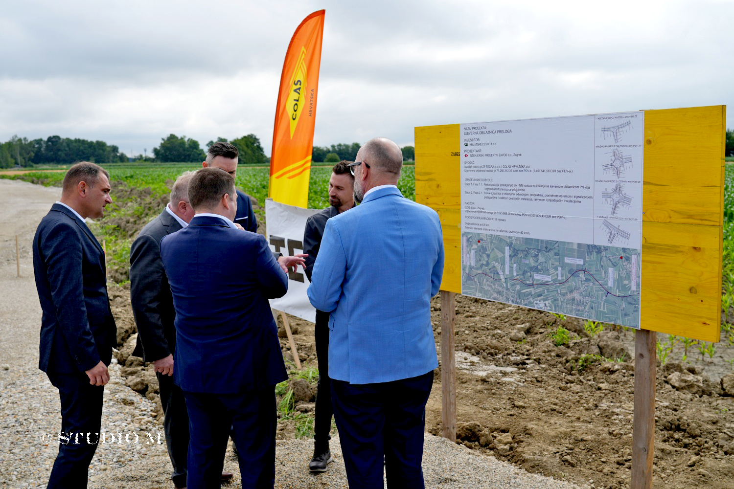 Potpredsjednik Vlade i ministar mora, prometa i infrastrukture Oleg Butković, obilaznica grada Preloga, obilazak, 27.6.2024.