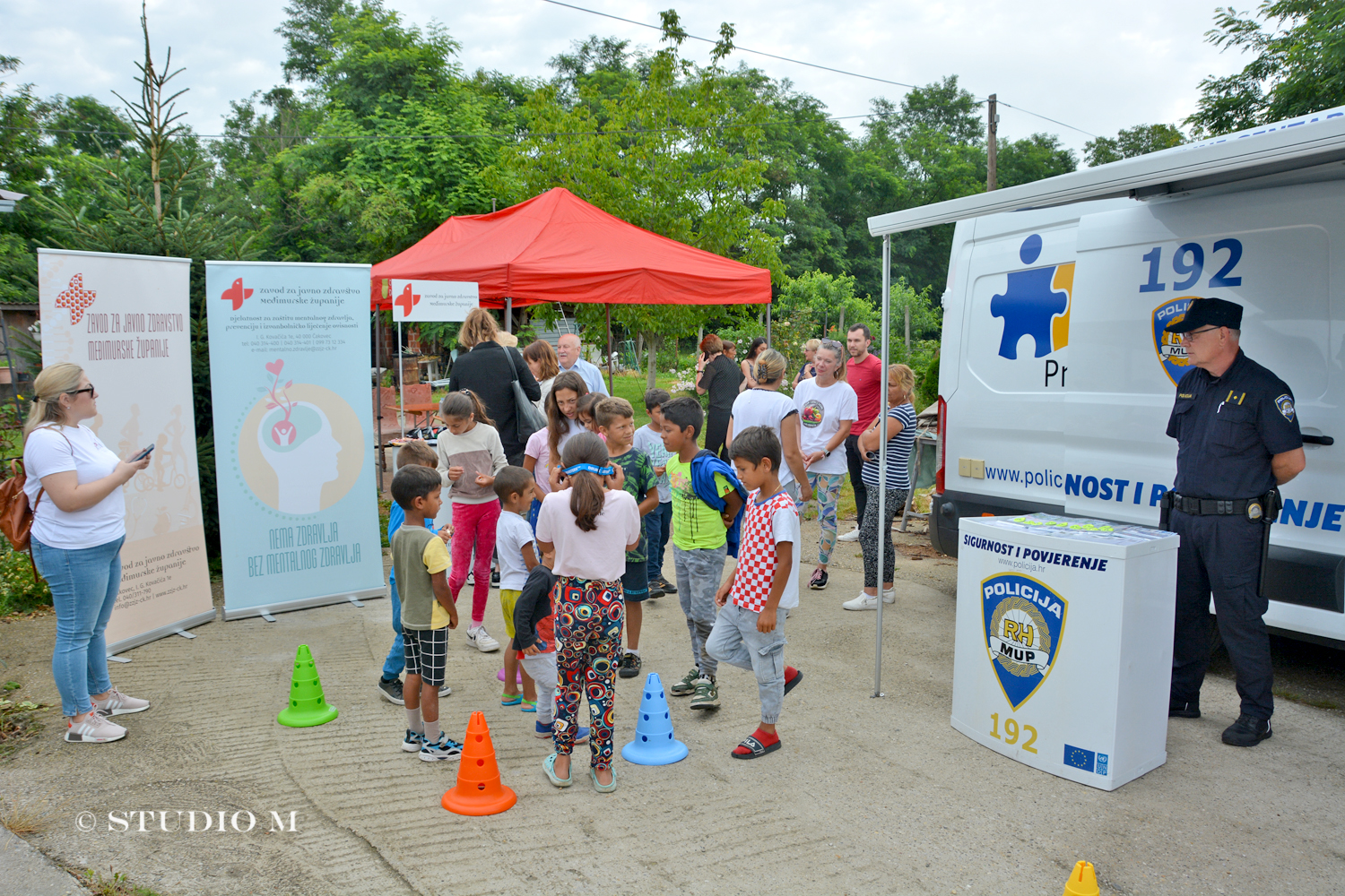 Međunarodni dan borbe protiv zlouporabe droga. romsko naselje Kvitrovec Domašinec, 26.6.2024. | Foto: Željka Švenda / Studio M