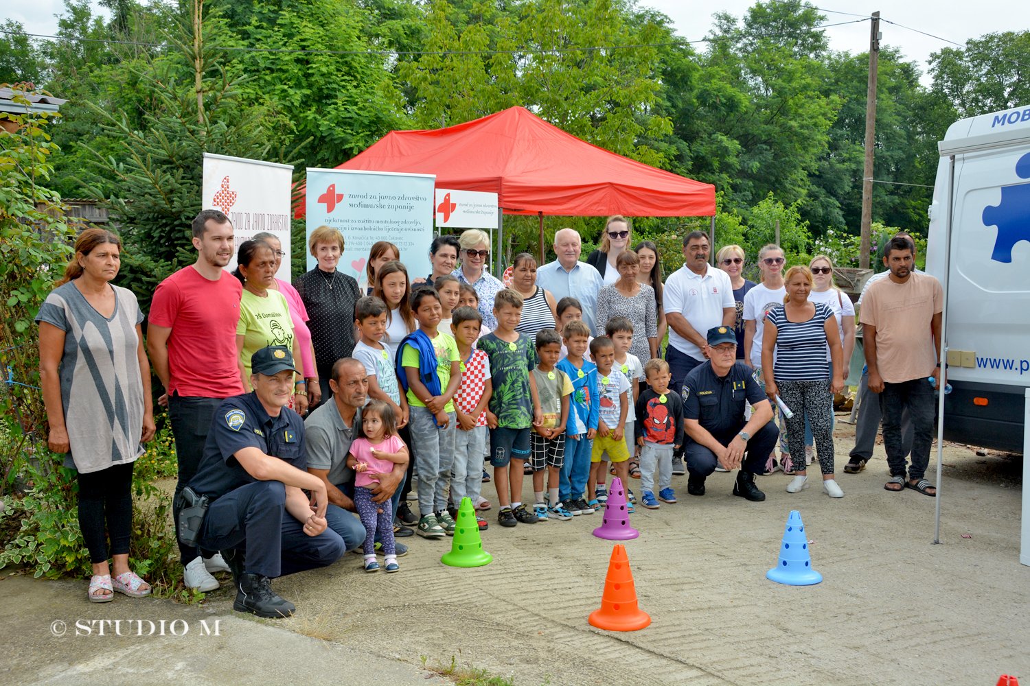 Međunarodni dan borbe protiv zlouporabe droga. romsko naselje Kvitrovec Domašinec, 26.6.2024. | Foto: Željka Švenda / Studio M