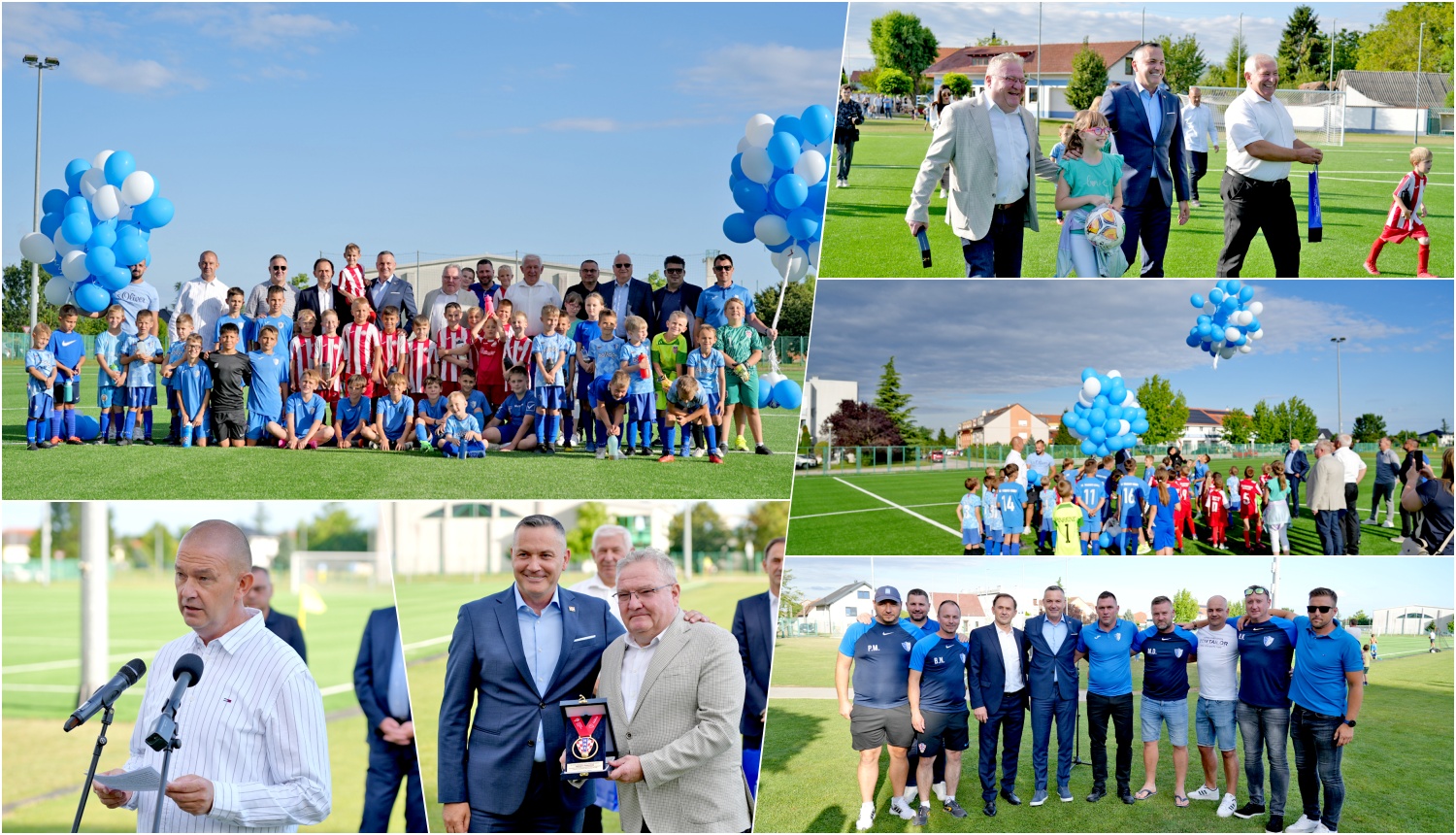 NK Mladost Komet Prelog, nogometni teren s umjetnom travom, HNS, otvorenje, 3.7.2024.