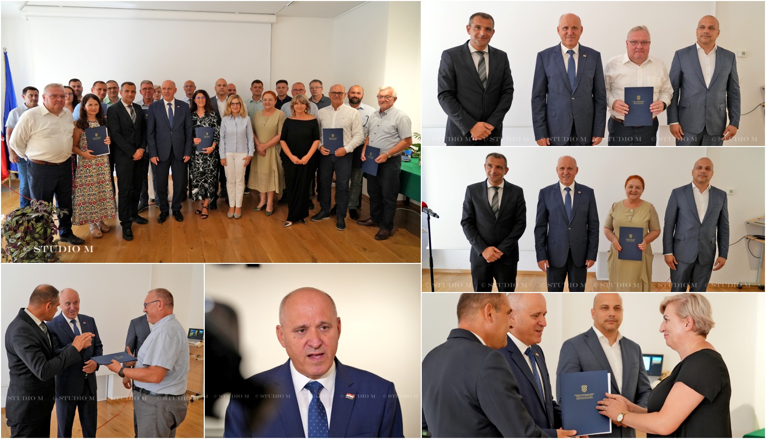 Međimurska županija, potpredsjednik vlade i ministar prostornoga uređenja, graditeljstva i državne imovine Branko Bačić, dodjela ugovora 28.8.2024. / Foto: Željka Švenda / Studio M