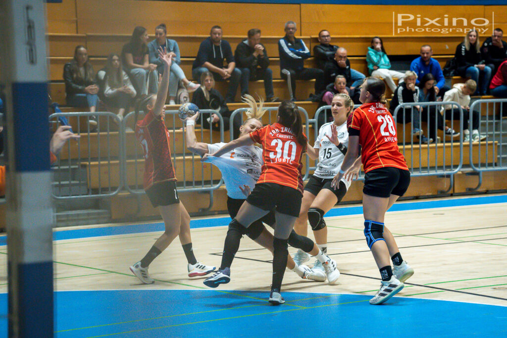 ŽRK Zrinski - ŽRK Rudar Labin, rujan 2. kolo 1. HRLŽ 2024-2025 / Foto Pixino Photography