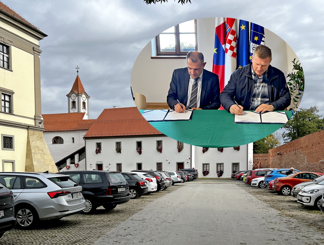 Međimurska županija, Muzej Međimurja, potpisivanje ugovora za uređenje parkirališta kod Staroga grada, 14.10.2024. / Foto: Studio M