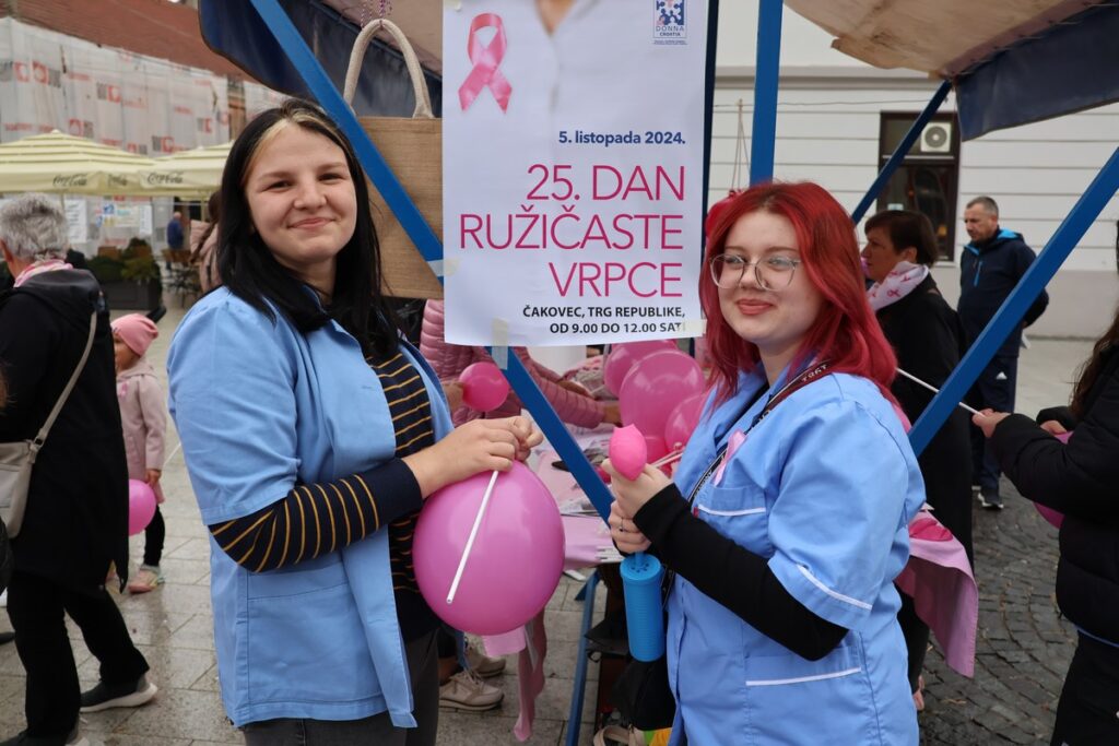 Dan ružičaste vrpce, Čakovec, 5.10.2024. | Foto: Međimurska županija