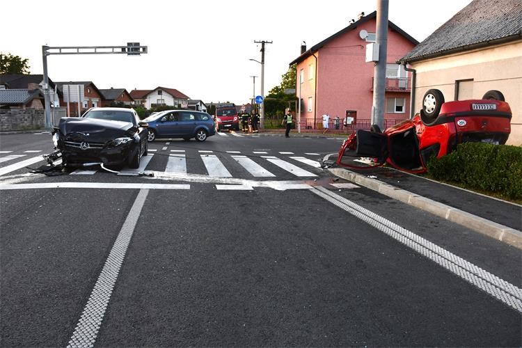 Prometna nesreća u Slemenicama, Foto: Policijska uprava međimurska, 20.6.2025.