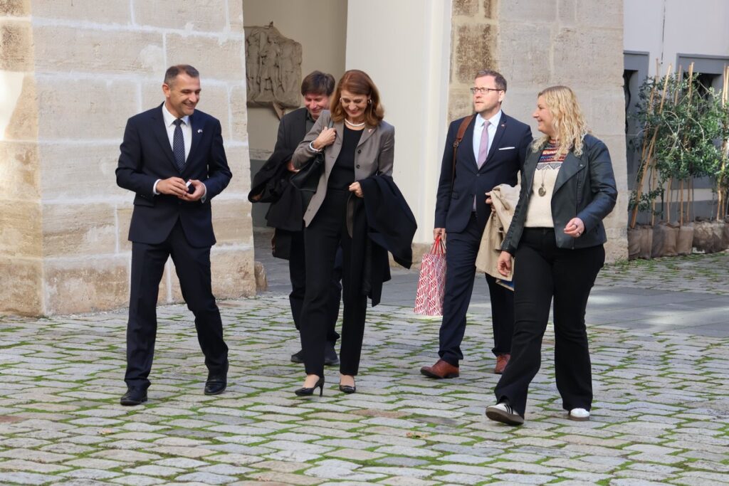 Cakovec posjet veleposlanice Republike Austrije u RH studiom 1