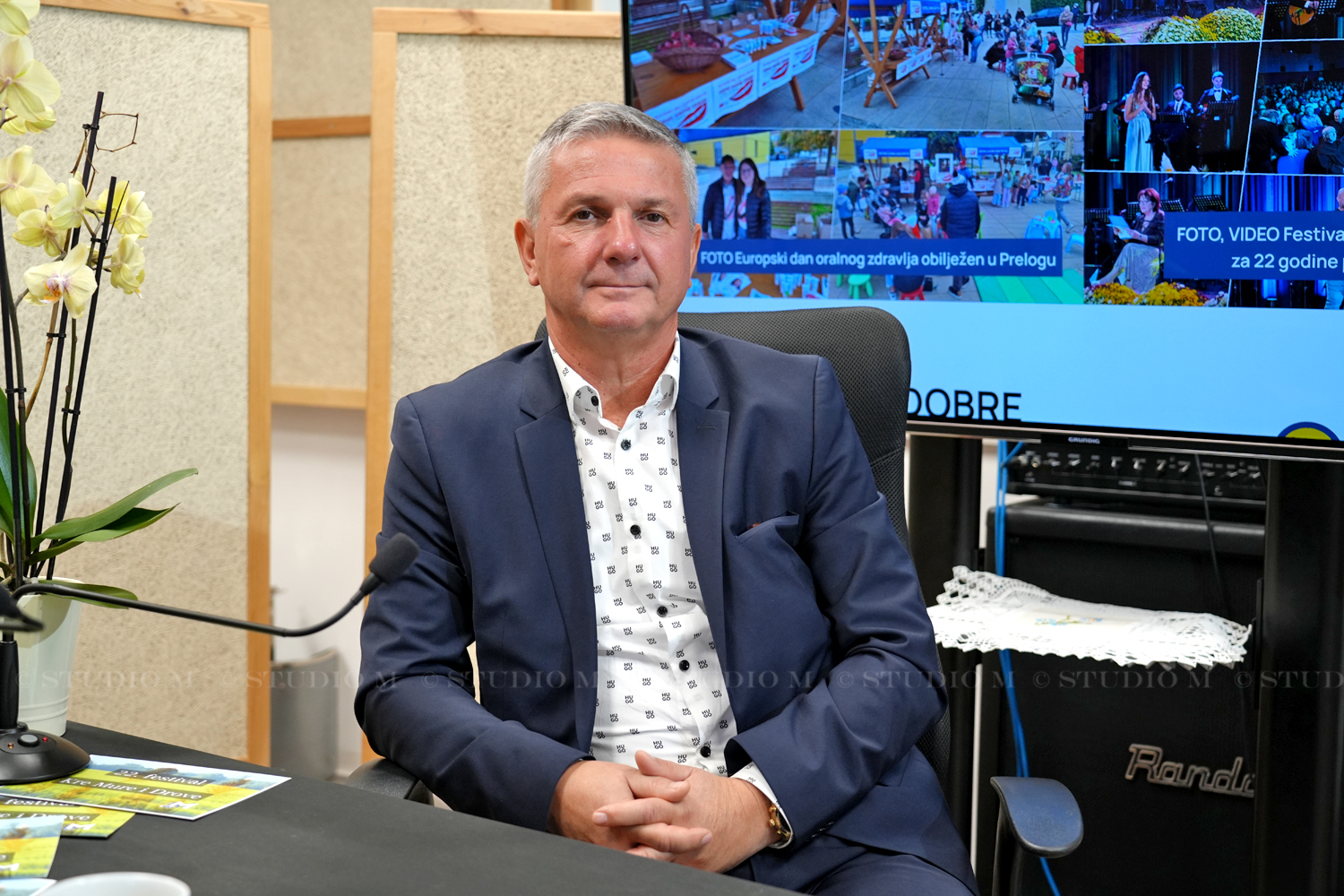 Nenad Hranilović, direktor tvrtke Međimurje-plin u emisiji Radio Osinjak, 21.10.2025. | Foto: Filip Švenda / Studio M