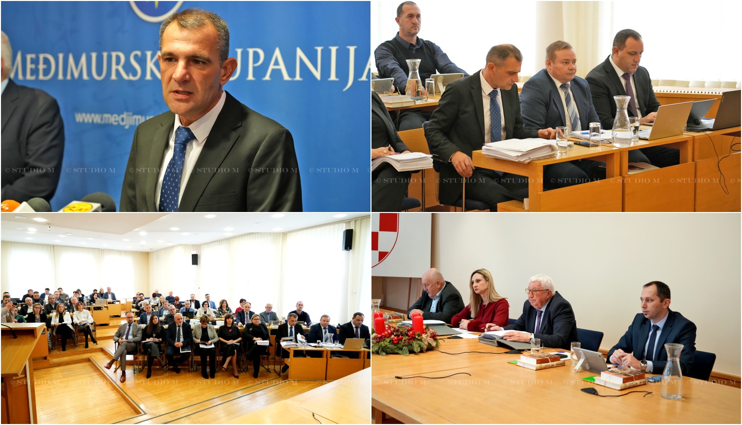 Skupština Međimurske županije, naslova slika, 4. sjednica, donošenje Proračuna Međimurske županije 18.12.2025. / Foto: Željka Švenda / Studio M