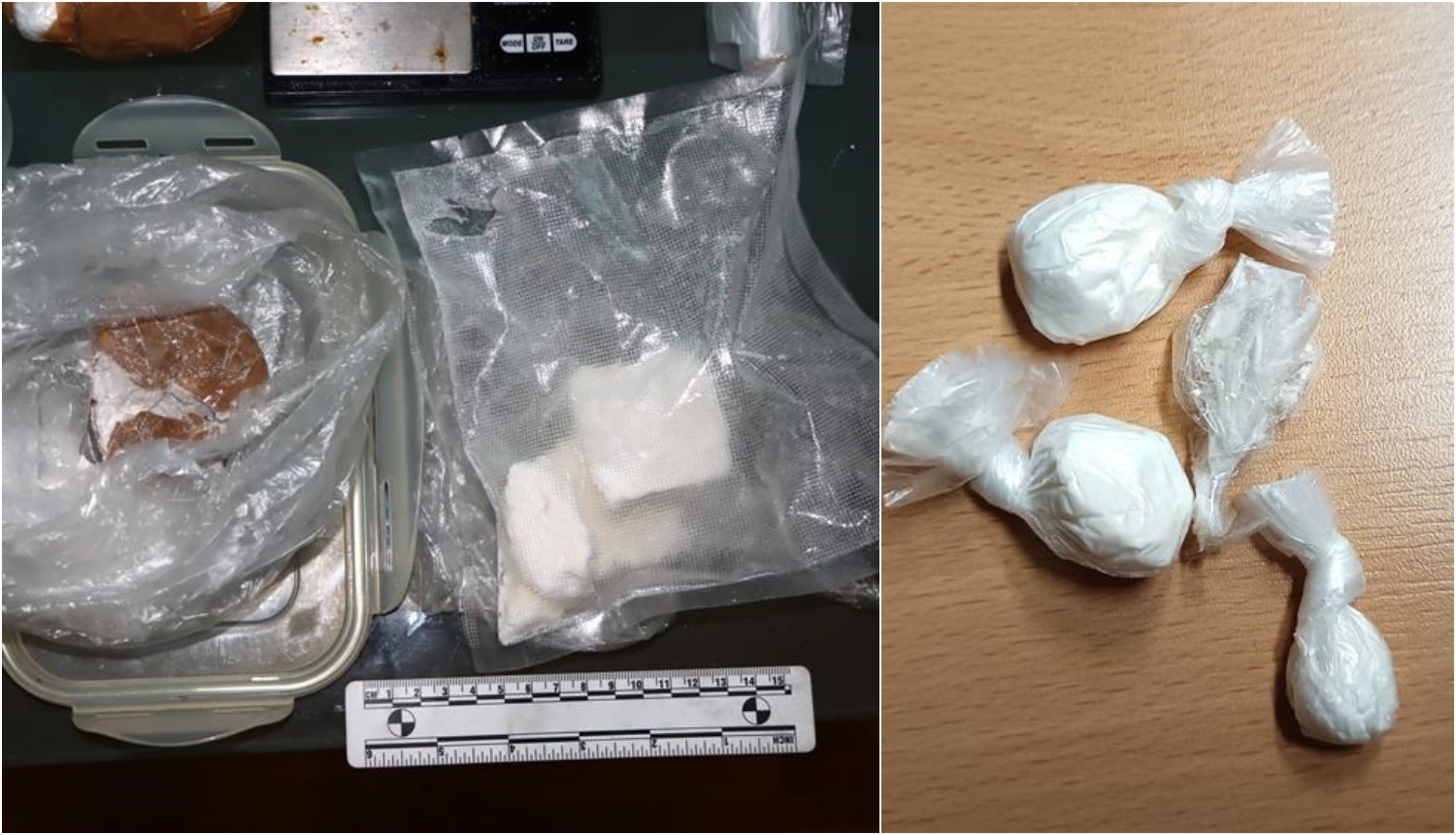 Zaplijena droge, Kokain i speed 17122025 / Foto: PUM