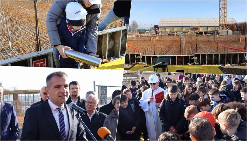 OŠ Nedelišće, polaganje vremenske kapsule, Foto: Međimurska županija