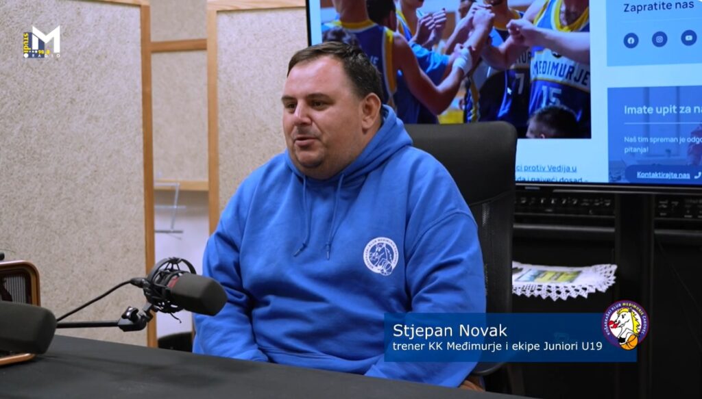 Stjepan Novak, trener KK Međimurje Čakovec, gost, emisija Zona sporta, 10.11. 2025. , 2. liga sjever 2025-26