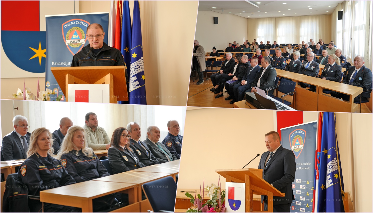 Stožer civilne zaštite Međimurske županije - svečana sjednica Međunarodni dan civilne zaštite, Foto: Željka Švenda / Studio M