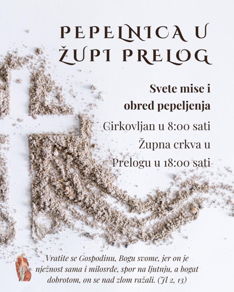 Pepelnica u Zupi Prelog 2026