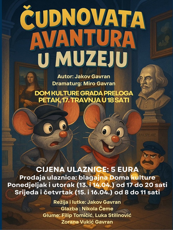 Gavran Cudnovata avantura Prelog studiom.hr