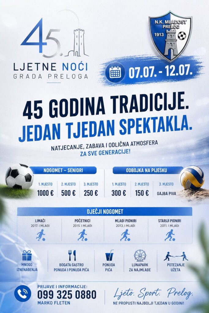 NK Mladost Komet 45. Ljetne noci Grada Preloga www.studiom.hr