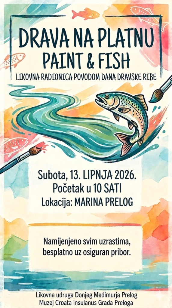Plakat Radionica Dani dravske ribe