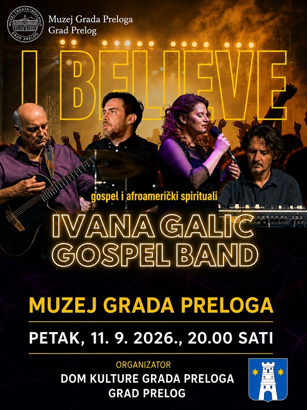 Foto: PR / Dom kulture Grada Preloga, Ivana Galić, Gospel band rujan 2026.