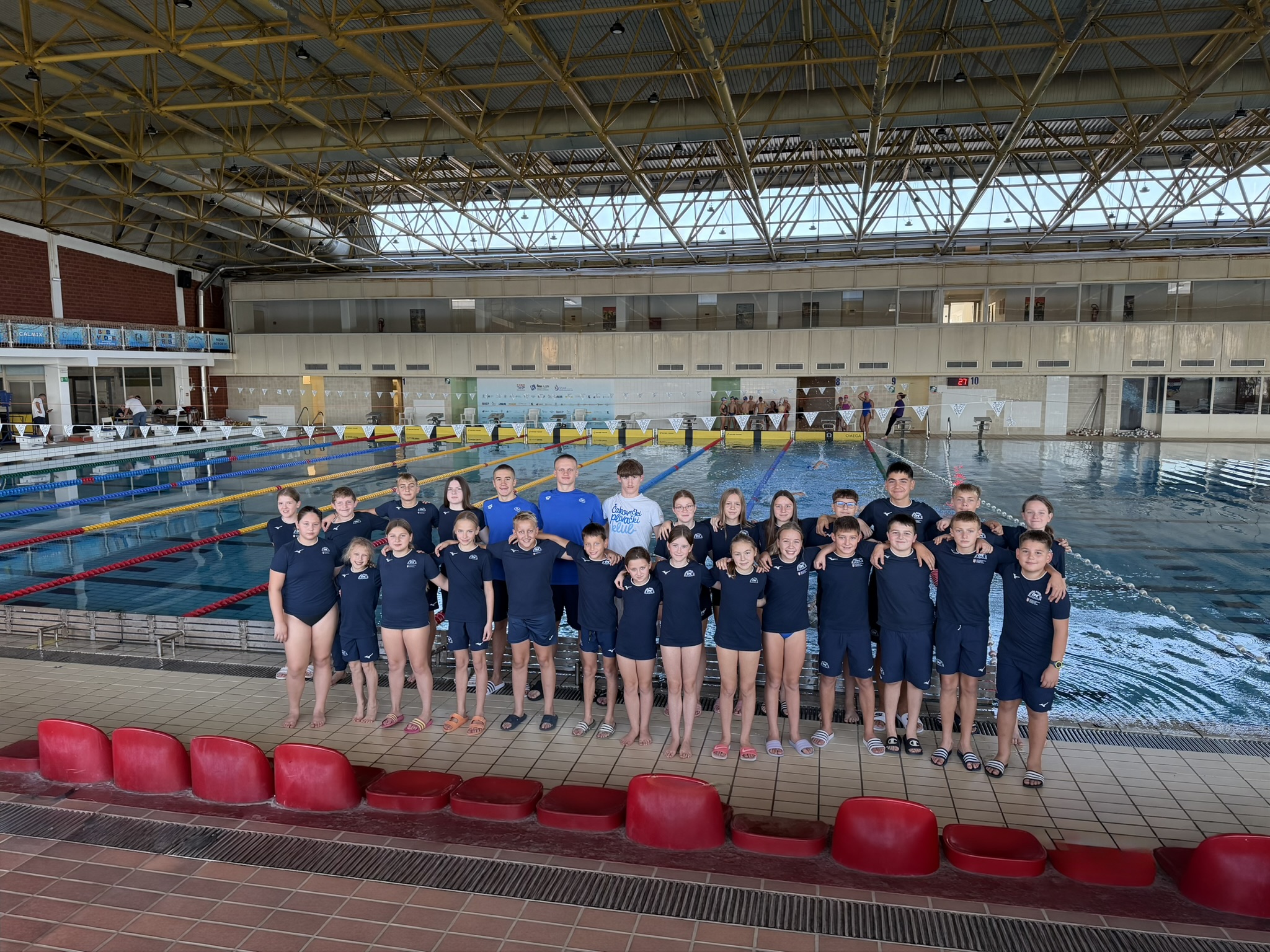 Čakovečki plivački klub, početak sezone 2026-27, natjecanje u Sisku, listopad 2026 / Foto: ČPK