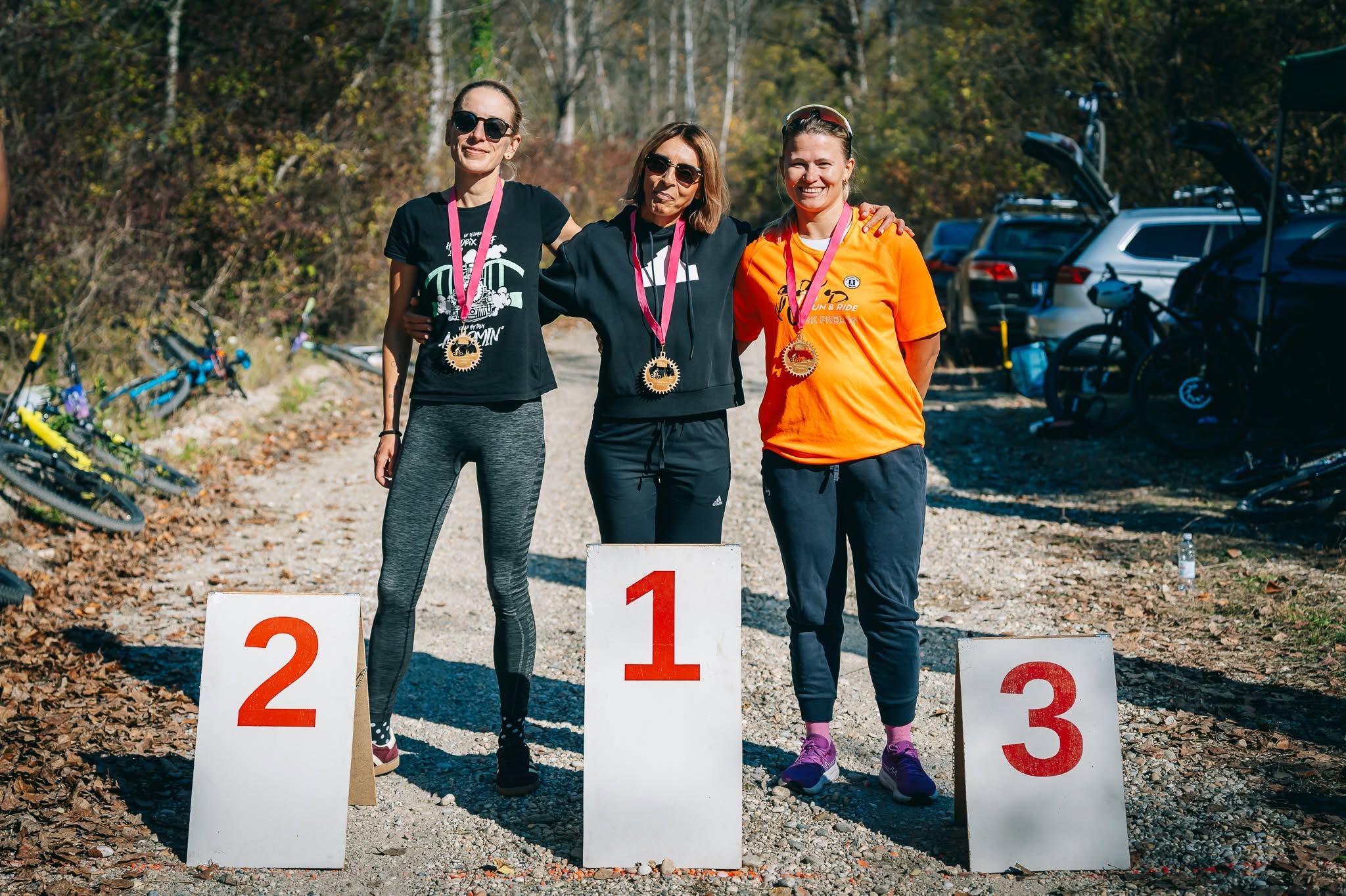 2. xc Robi Challenge 18.10.2026., 1. kolo NC League 2026-27: Maja Bonačić, Kristina Lukačević, Valentina Lisjak / Foto: Marko Kiš